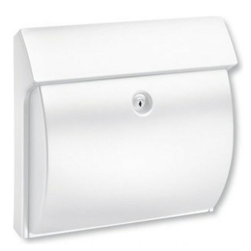 Burg Classico Wall Mounted Post Box in White Pease of Garforth