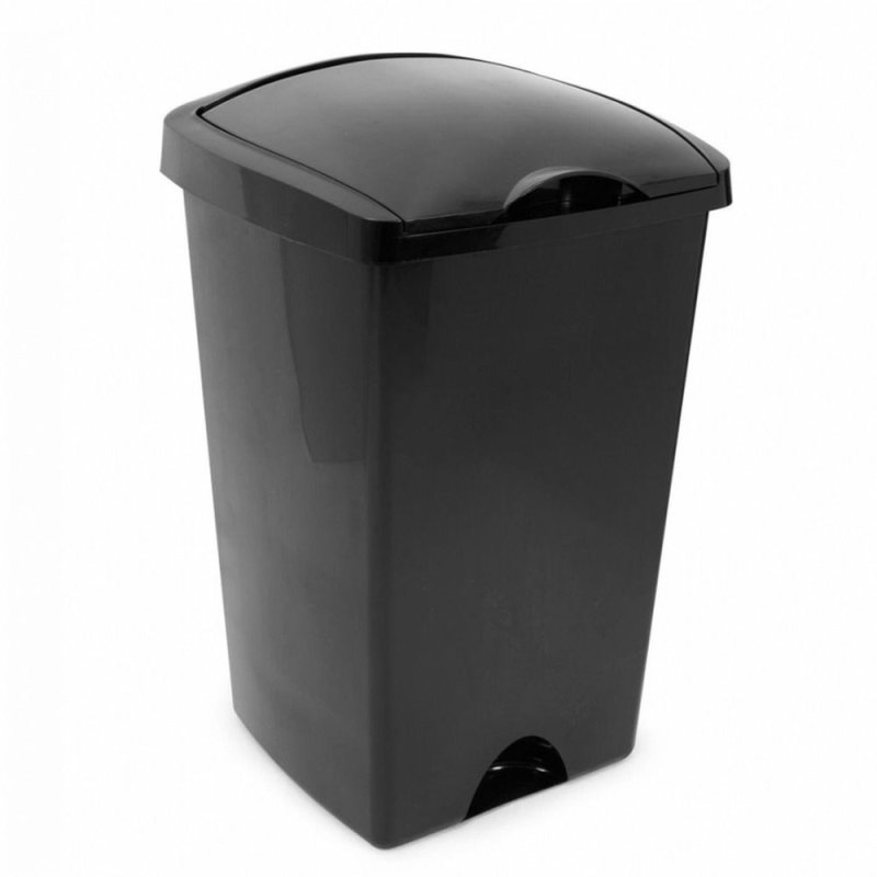 Addis 505618 50L Lift Top Black Kitchen Bin Pease of Garforth