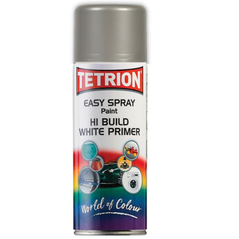 Tetrion 400ml Easy Spray Paint Primer Grey Pease of Garforth