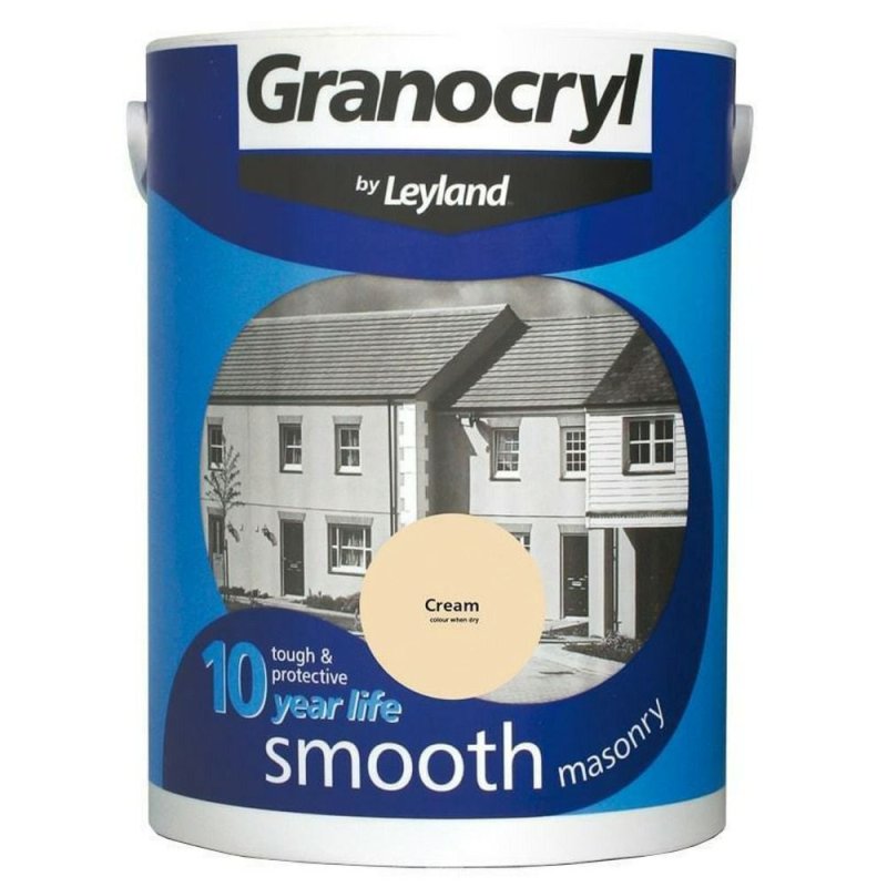 Granocryl 5L Smooth Cream Masonry Paint Pease of Garforth