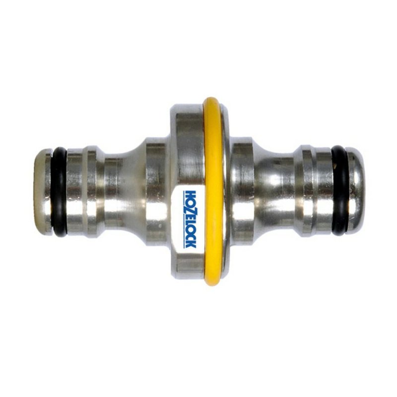 2044 Hozelock Pro Metal Double Ended Joint Pipe Connector Pease of