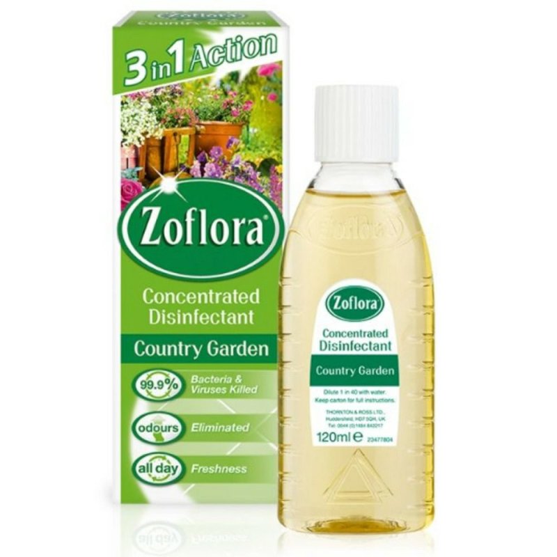 120ml Zoflora Country Garden Concentrated Disinfectant Pease of Garforth