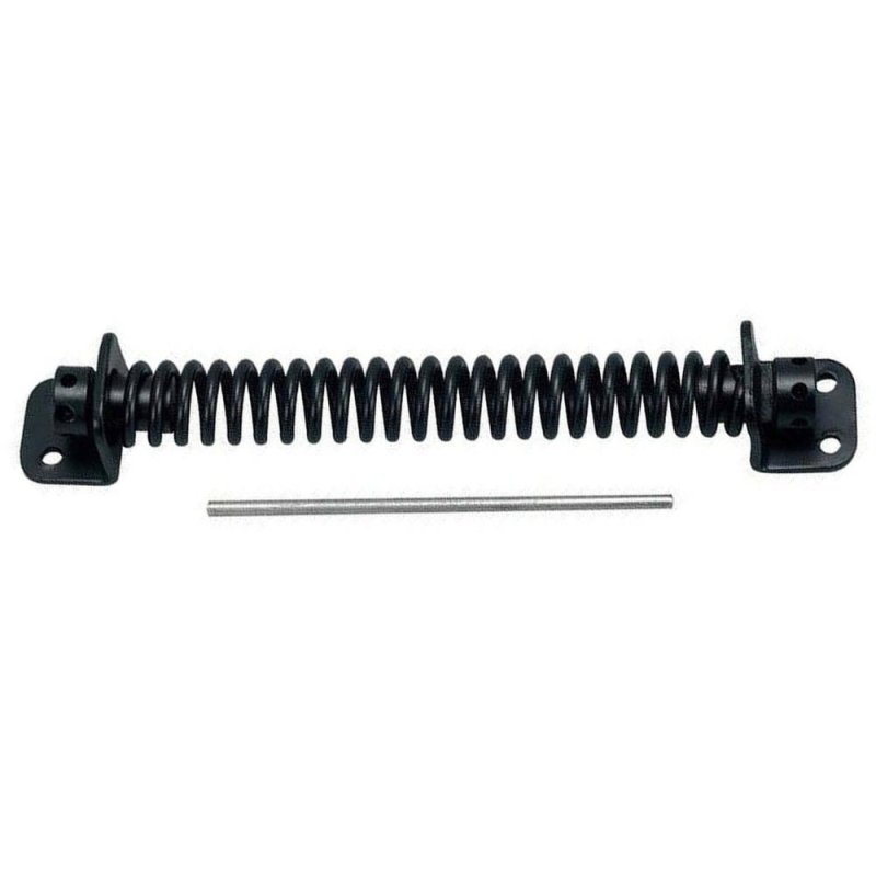 Security Gate Spring Securit Black Japanned Door & Gate Spring 200mm | Pease of Garforth