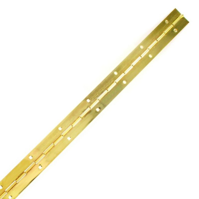 Securit Brass Piano Hinge 1800mm x 30mm Pease of Garforth