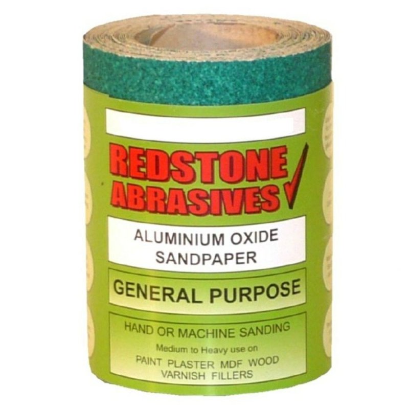 60G 5m x 115mm Green Aluminium Oxide Sandpaper Pease of Garforth