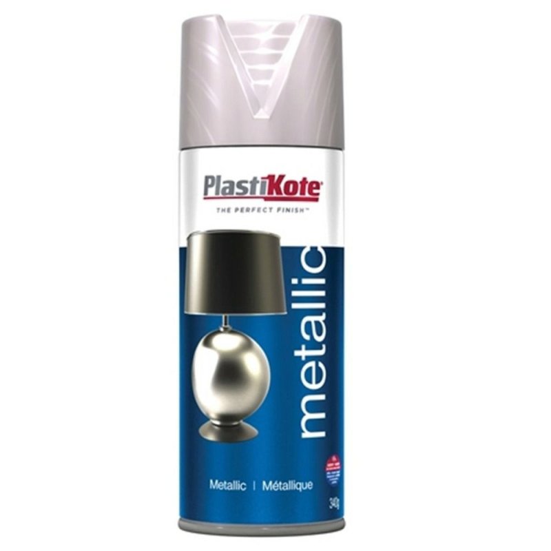 400ml Plastikote Pewter Metallic Spray Paint Pease of Garforth
