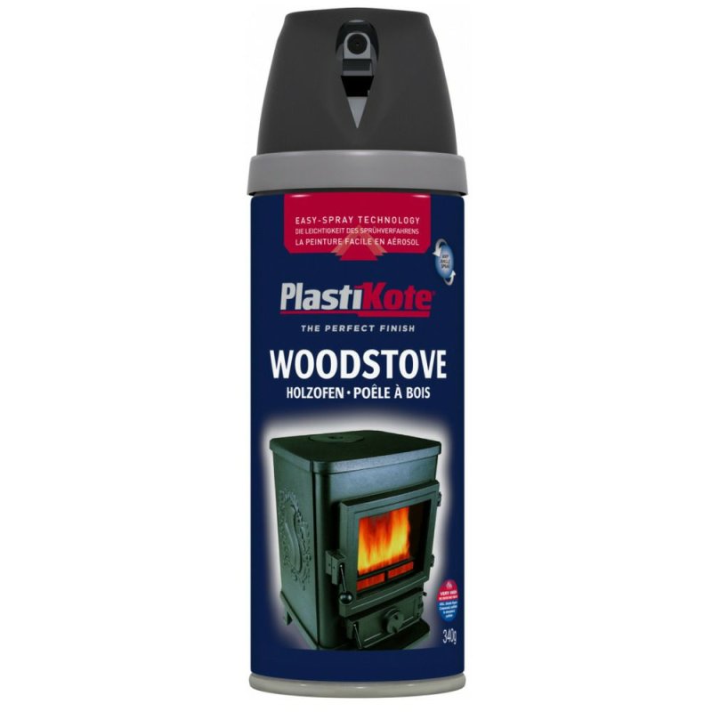 Plastikote satin black spray paint