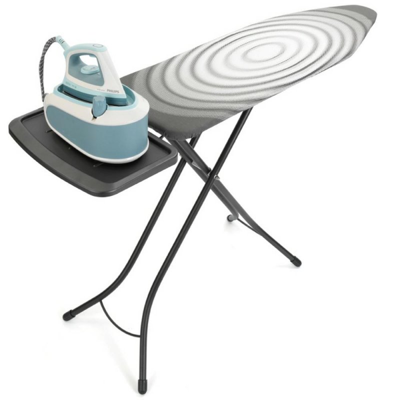 Brabantia 124cm x 45cm XL Heat Resistant Ironing Board Table Pease of