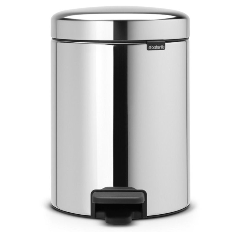 Brabantia 5L Brilliant Steel Kitchen Pedal Bin Pease of Garforth