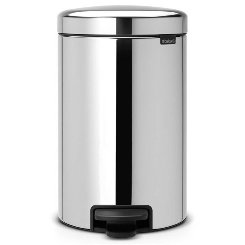 Brabantia 12L Brilliant Steel Kitchen Pedal Bin Pease of Garforth