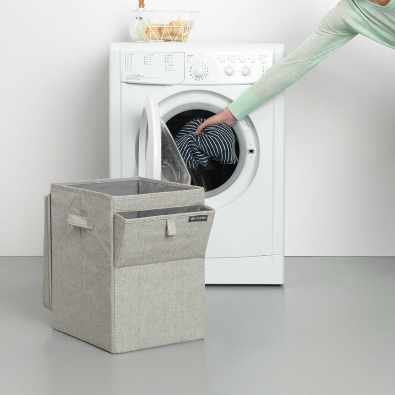 Brabantia Green Linen Stackable Laundry Box Pease of Garforth