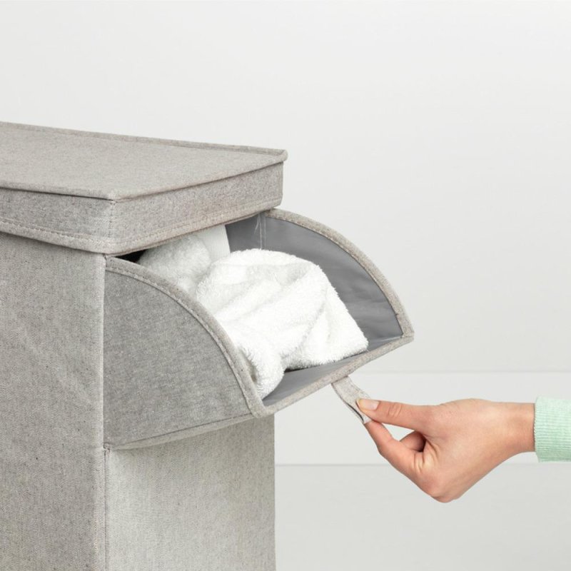 Brabantia Green Linen Stackable Laundry Box Pease of Garforth