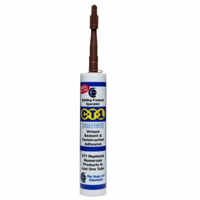 CT1 290ml Brown Silicone, Sealant & Grab Adhesive Pease of Garforth